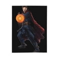 thumbnail image 2 of Mantas de franela suave y acogedora de Doctor Strange para adultos, manta ligera y lavable para sofá, cama, oficina, mantas de felpa cálidas para todas las estaciones, 2 of 8