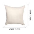 thumbnail image 3 of Striped Cotton Pillow Insert Cushion Core High‑Density Hollow Filling Pillow Core for Sofa Chair Bed Home Decor Support Back Neck Waist Breathable Washable Cushion Core Inner Lining Home Living Room, 3 of 8