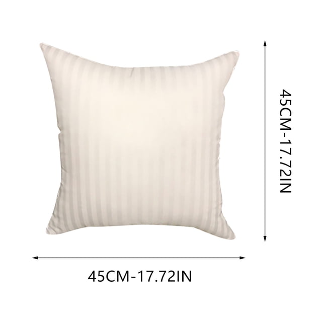 Dvumao Home Decor, Striped Fabric Interwoven Cottons Pillow Core Pillow Core Sofa Cushion Core Home Pillow Inner Lining