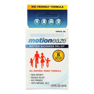  MotionEaze Sickness Relief, All-Natural Topical Liquid, 2.5 ml  : Health & Household