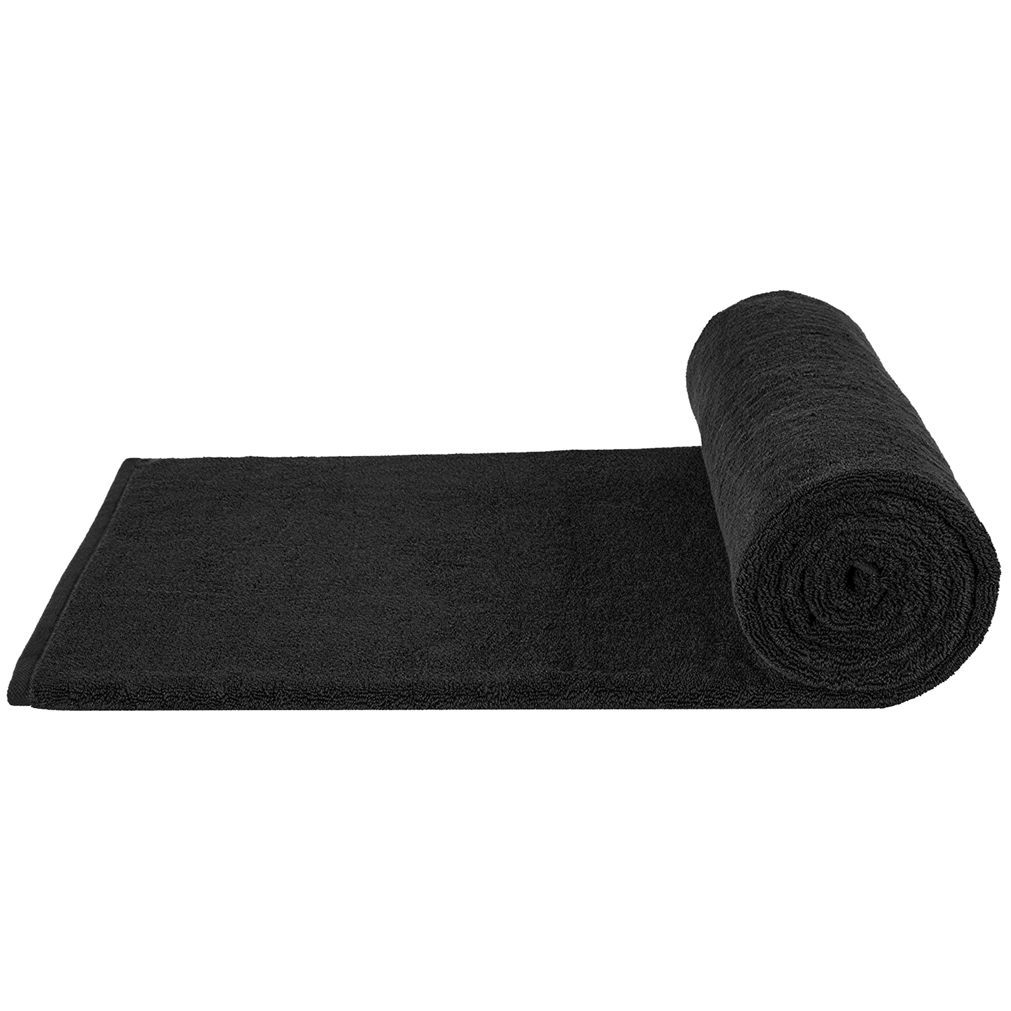 Cotton Paradise 100% Cotton 40 by 80 inches Bath Sheet, Soft Absorbent Quick Dry Towels for Bathroom, Black