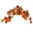 thumbnail image 3 of Artificial Maple Vine, Garden Autumn Fall Leaves Garland Simulation Household Festival  For Halloween Double Maple Leaf Rattan Type A,Two Leaf Maple Leaf 7 Leaf ,Double Maple Leaf, 3 of 8