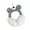 Gray, variant on Furry Plush EarMuffs to Keep You Warm in Cold Weather for Skiing Hiking