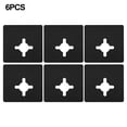 thumbnail image 1 of Plaques de Serrure de Porte en Acier Inoxydable Noires pour Solutions de Réparation et de Renforcement, 1 of 4