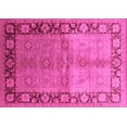 thumbnail image 1 of Ahgly Company Indoor Rectangle Oriental Pink Industrial Area Rugs, 7' x 9', 1 of 4