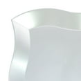 thumbnail image 4 of Smarty 10" Clear Square Wave Disposable Plastic Dinner Plates 120ct, 4 of 7