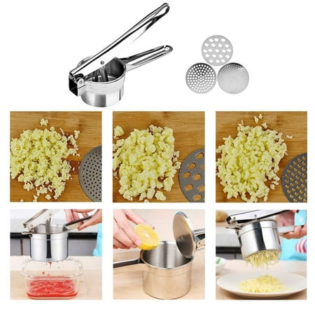 

Potato Ricer Stainless Steel Potato Masher Multifunctional Manual Juicer for Making Mashed Potatoes and Juice