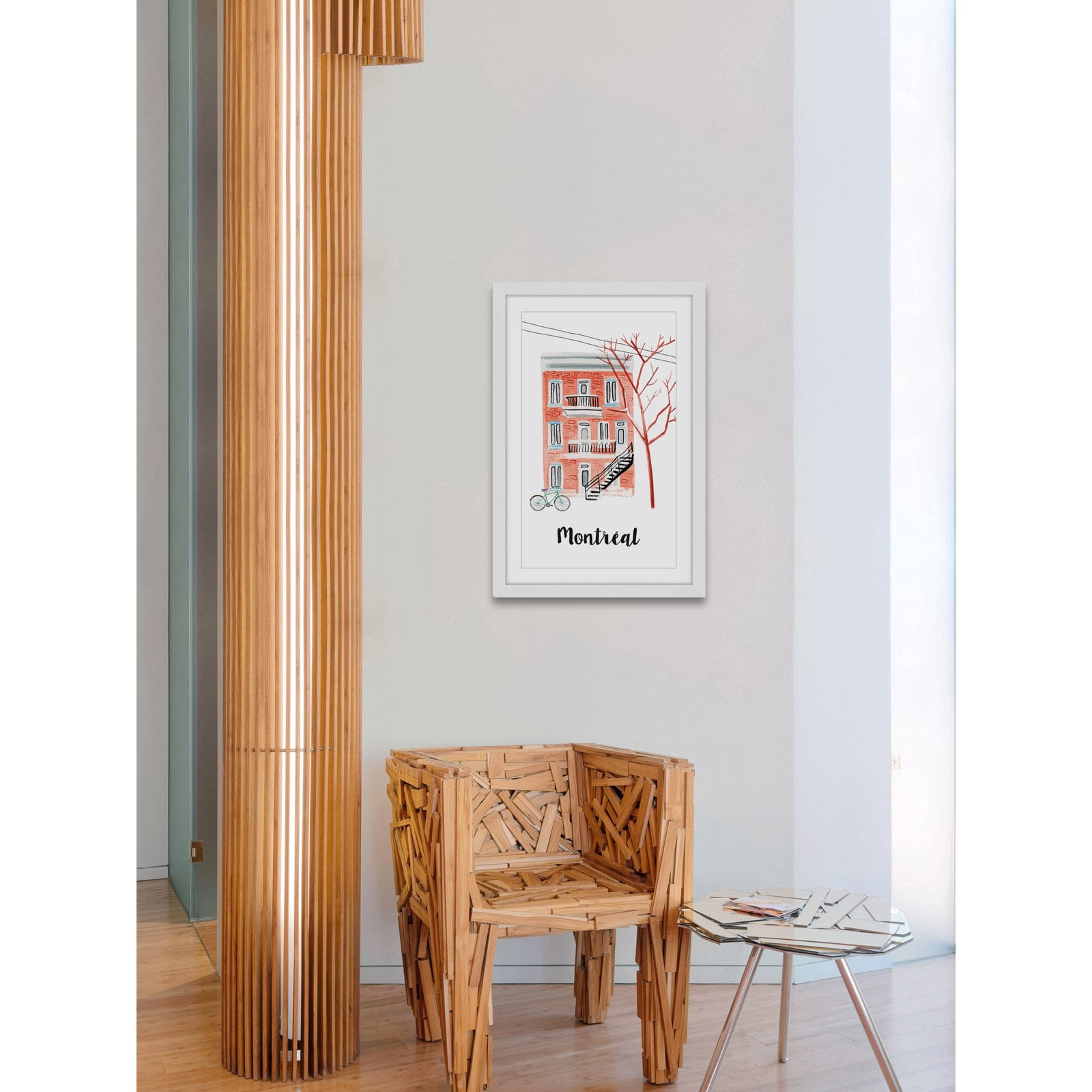 "Montreal Apartment" Framed Painting Print