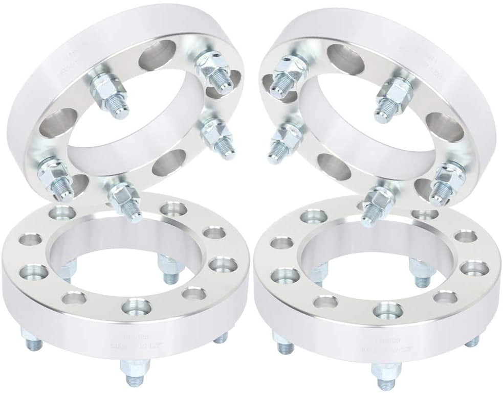 SCITOO 4X 5x5.5 to 5x5.5 Wheel Spacers 108mm 1.25 1/2 Studs fits for 1969-1995 for F-ord Bronco 1973-1973 for Je-ep CJ6