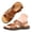 Brown, variant on Mens Orthotic Sandals with Back Strap Convertible Arch Support Leather Open Toe Walking Slip on Beach Casual Backless Slides Summer Shoes for Driving Work Non Slip Brown Size 8.5