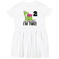 thumbnail image 3 of Inktastic 2nd Birthday Girl Dragon Girls Toddler Dress, 3 of 5