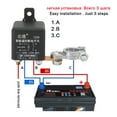 thumbnail image 4 of Youkk Battery Switch Relay Integrated Battery Breaker Professional Remote Control Disconnect Cut-Off Isolator Auto Accessories 12V/2.4W/250A/4 pin, 4 of 6