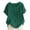 Green, variant on Zori Plus Size Linen Tops for Womens Crewneck Roll Up Short Sleeve Tshirt Blouse Trendy Button Casual Loose Fit T Shirt Tunic Tops