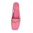thumbnail image 6 of FSJ Women Elegant Closed Square Toe Chunky Low Heels Slingback Pumps Slip On Loafers Ladies Office Business Shoes Size 7.5 Deep Pink, 6 of 6