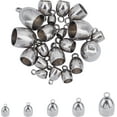 thumbnail image 6 of 25pcs 5 Sizes 3/4/5/6/8mm Inner Dia Column Cord End Metal End Caps Stainless Steel Cord Caps Leather Cord Ends Terminators for DIY Jewelry Making Stainless Steel Color, 6 of 7