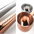 thumbnail image 2 of AAOMASSR 2 Pack Coffee Scoop Measuring Spoon, Stainless Steel Coffee Measuring Scoop with Bag Sealing Clip(Silver+Rose Gold), 2 of 5