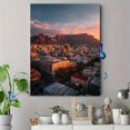 thumbnail image 4 of Cape Town Table Mountain Sunset Canvas Print Wall Art for Living Room Bedroom Office Home Hotel Cafe Decor, 4 of 8
