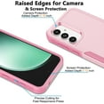 thumbnail image 6 of Galaxy S24 FE 5G Case, 2 in 1 Phone Case for Samsung Galaxy S24 FE 5G 6.7 inch ,Takfox Shockproof Protection Heavy Duty Armor Hard Plastic & Rubber Rugged Bumper Cover,Rose Gold, 6 of 13