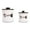 Bone, variant on Define Marvelous 2 pc Set Dog Treat Container with Lid, Round Tin Dog Treat Storage Jar for Countertop (Ruff Day)
