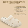 thumbnail image 4 of bebe Women's Slippers – Comfy and Soft Indoor Slides, Cozy House Slippers for Women, 4 of 10