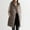 Coffee, variant on Women's Autumn And Winter Long Down Vest Vest Jacket plus Size Western Wear Rain Sweater for Women Fashion for plus Size Women 5x Swing Coat Womens plus Winter Coats Fitted Winter Coats for Women