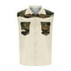 thumbnail image 3 of Camisas de Cuello para Hombres, Moda Casual Día de la Independencia Imprimir Turndown Bolsillos sin Mangas Tanque Deportivo, 3 of 5