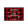 thumbnail image 1 of Christmas Cartoon Printed Rectangular Dining Mat Water Cup Mat Cute Dining Mat Suitable For Placing Plates, 1 of 3