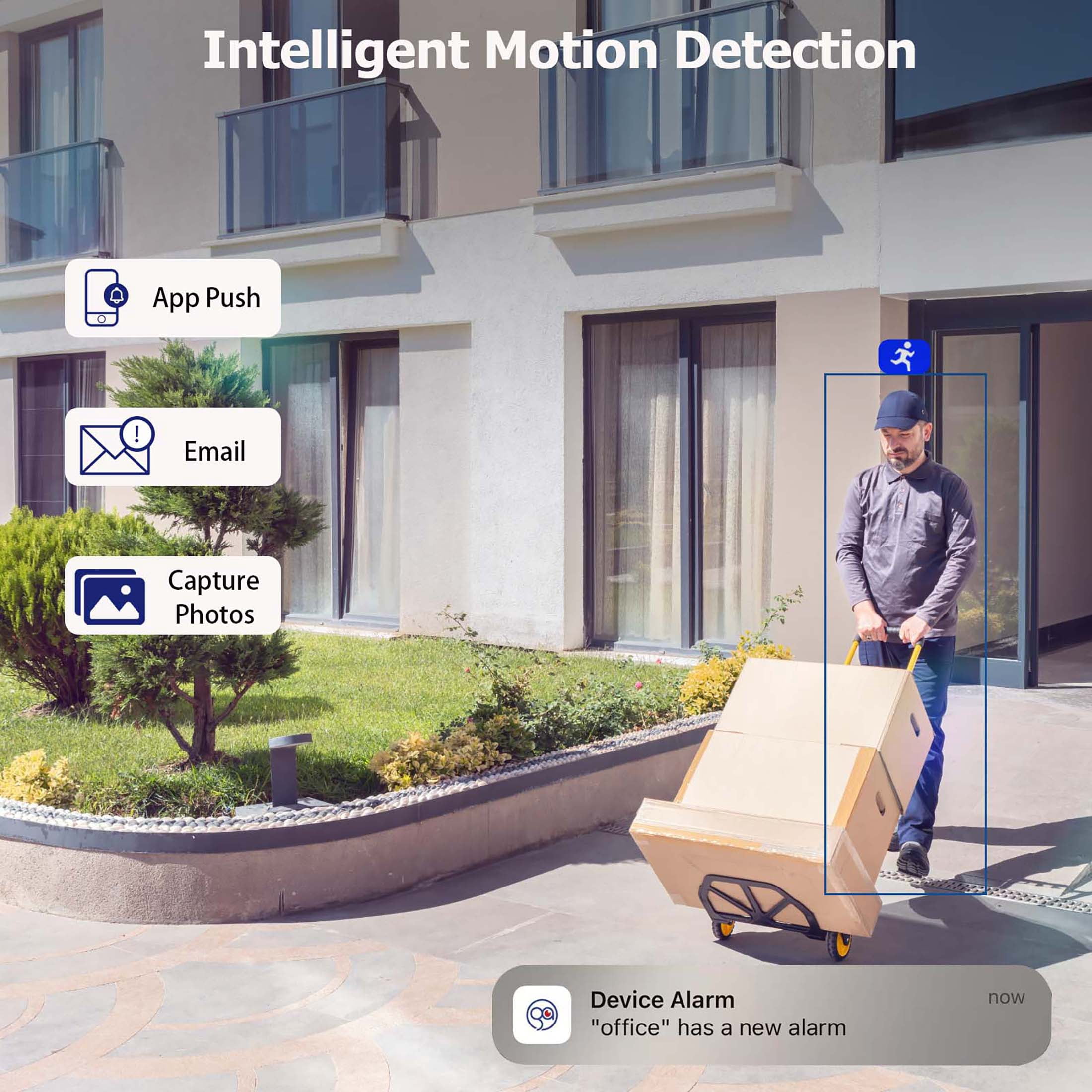 HIKJBSET 8CH 4K PoE Security Camera System, with 4pcs 5MP Wired Outdoor PoE Surveillance Cameras