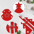 thumbnail image 3 of Bolsa para vajilla navideña, 12 piezas, porta cubiertos con forma de árbol de Navidad, bolsa para cubiertos con adornos navideños, porta cubiertos navideños, para decoración navideña, 3 of 5