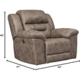 thumbnail image 4 of Signature Design by Ashley Stoneland Power Rocker Recliner in Fossil, 4 of 8