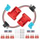 thumbnail image 1 of 2Packs Power Wheel Adapter for Milwaukee M18 18V Battery, Battery Converter Kit with Fuses Holder, W Edition 0718, 1 of 5