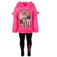 thumbnail image 2 of Barbie Big Girls Fleece Hoodie and Leggings Outfit Set Toddler to Big Kid, 2 of 5