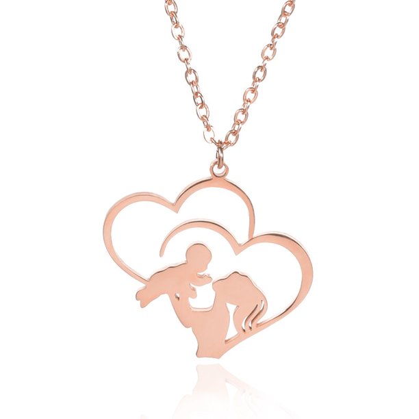 Elegant Mother's Day Mama Letter Pendant Necklaces Charms For Women Mom Baby Nameplate Clavicle Chain Choker Jewelry Best GiftsUnited States Gao Jinjia LED