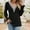 Black, variant on Baqcunre Long Sleeve Shirts For Women Womens Long Sleeve Tees For Womens V Neck Lace Patchwork Long Sleeve Casual Shirts Blouses Tops Womens T Shirts Womens Blouses Purple XL