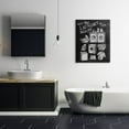 thumbnail image 2 of Laundry Room Vintage Drawings Typography Graphic Art Gallery Wrapped Canvas Print Wall Art, 2 of 7