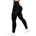 thumbnail image 2 of PYGNJK Women's Lifting Jeans Trendy High Waisted Stretchy Skinny Jeggings Tummy Control Denim Pants With Mutil Pockets, 2 of 9