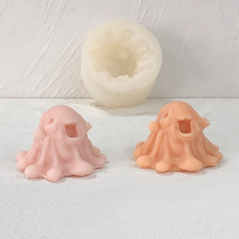 Zecic 3D Ghostes Silicone Mould Candle Molds Casting Molds Resins Molds Baking Molds Decorations