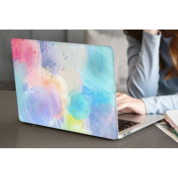 Only for MacBook Pro 16 inchs Case 2020 2019 Rel. Model A2141, Plastic Hard Protective Shell Case Cover Cable Tie, Colorful A 6