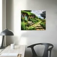 thumbnail image 4 of COMIO New Zealand Hobbiton Village Canvas Wall Art Landscape Posters Pictures Printing For Living Room Bedroom Prints Decor, 4 of 5