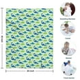 thumbnail image 4 of Colorful Dinosaurs Leaves Pattern Blanket,Comfortable Soft Lamb Wool Throw Blanket,All Season,Warm Lightweight Blankets for Sofa Bed Couch Living Room Chair,30"x40", 4 of 4