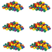 Intex 100 Pieces Large Plastic Fun Balls For Ball Pits, Multicolor (6 Pack)