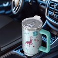 thumbnail image 4 of 1pc Christmas 40oz Tumbler with Straw & Handle - Insulated Stainless Steel Cup | Holiday Gift for Man Women (Christmas, Valentine's, Birthday), 4 of 5