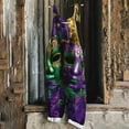 thumbnail image 2 of QATAINLAV Birthday Gifts Womens Cotton Linen Wide Leg Jumpsuits Mardi Gras Loose Fit Adjustable Straps Romper Trendy Carnival Print Sleeveless Overalls Multicolor XXXXL, 2 of 6