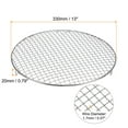 thumbnail image 2 of Unique Bargains Grille de Cuisson Ronde, Grille de Barbecue en Fil Croisé en Acier Inoxydable de 13 Pouces avec Pieds, 2 of 5