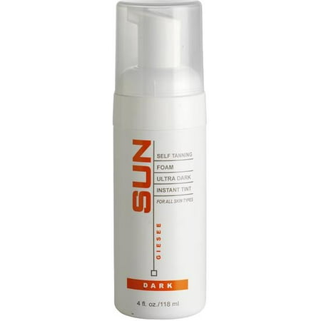 Giesee SUN - Self Tanning Foam Ultra Dark Instant Tint (Dark) - Size : 4 oz - (Best Tanning Products For The Sun)