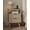 Grey Oak-outlet, variant on Rattan Nightstand with Charging Station,Farmhouse Bedside Table with 2 Storage Drawer and Open Wood Shelf, for Bedroom and Small Spaces,Night Stand with Solid Wood Legs (Walnut Brown-Outlet)