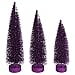 thumbnail image 3 of Vickerman LS191226 Arbre Ovale à Paillettes Prune 12-14-16 Po. - Ensemble de 3, 3 of 4