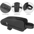 thumbnail image 4 of 1 pcs Bike Top Tube Bag Fully Waterproof Bicycle Front Frame Energy Bag Cycling Accessories Pack Fuel Tank Bag Bike Phone Bag Pouch for Riding Mountain Road Racing Touring, 4 of 8