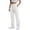 White, variant on Fall Pants for Women Solid Color Chunky Ribbed Elastic Waist with Pocket Sports Trousers Soft Skin-Friendly Everyday Wear