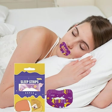 Mouth Tape for Sleeping Adults, Hypoallergenic Tape for Sensitive Skin, Painless Removal, Breathable Comfortable (60 Sheets)